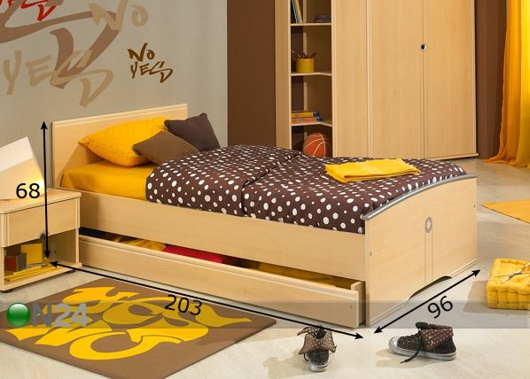 Кровать Scool 90x200 см размеры