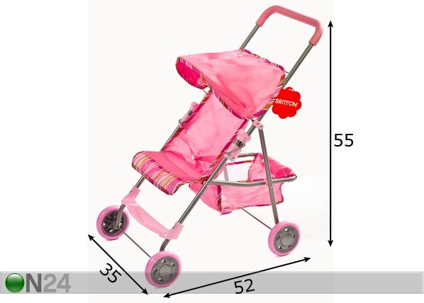 Кукольная коляска Britton Scooter размеры