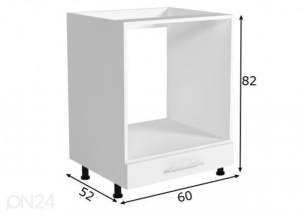 Кухонный духовой шкаф 60 cm размеры