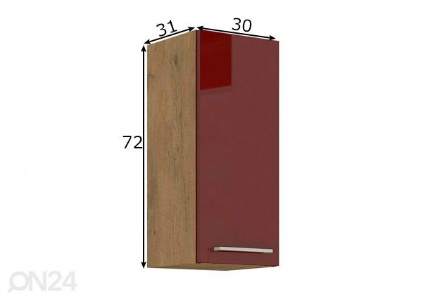 Кухонный шкаф (верхний) 30 cm размеры