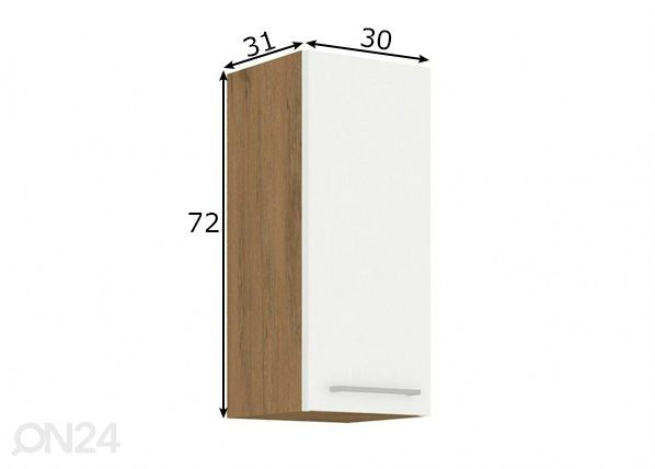 Кухонный шкаф (верхний) 30 cm размеры