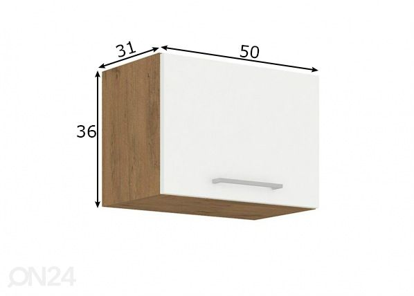 Кухонный шкаф (верхний) 50 cm размеры