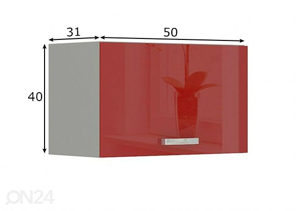 Кухонный шкаф (верхний) 50 cm размеры