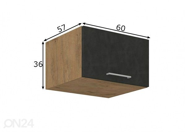 Кухонный шкаф (верхний) 60 cm размеры