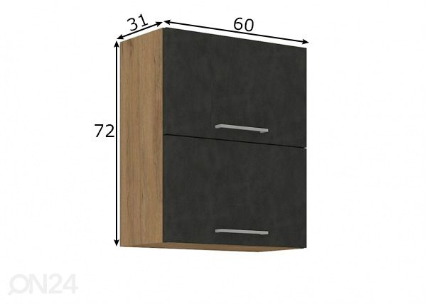Кухонный шкаф (верхний) 60 cm размеры