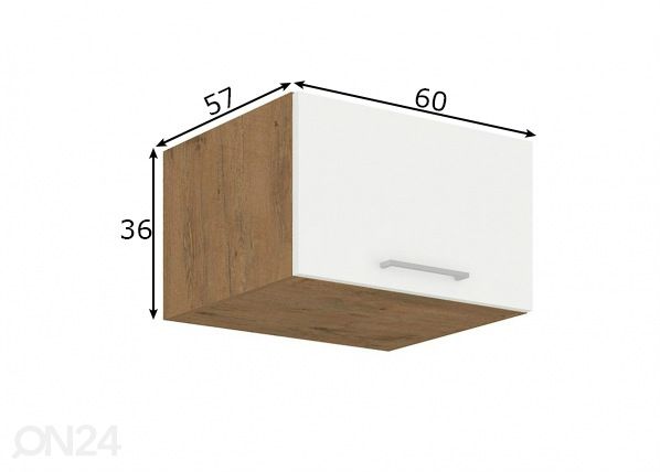 Кухонный шкаф (верхний) 60 cm размеры