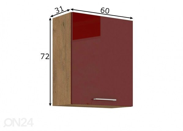 Кухонный шкаф (верхний) 60 cm размеры