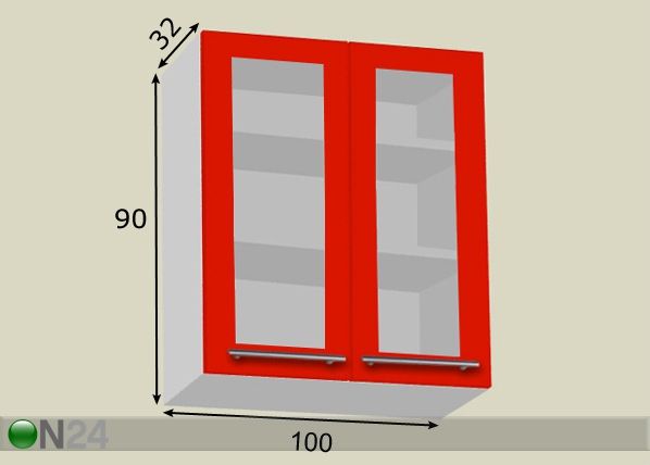Кухонный шкаф 100 cm размеры
