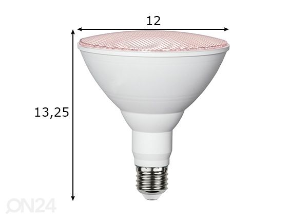 Лампочка для растений E27 16 W размеры