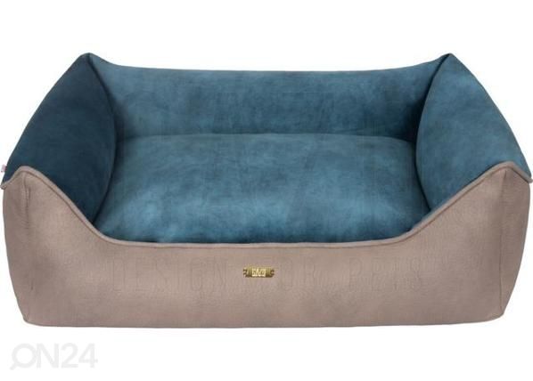 Лежак для собак Cazo Velvet 73х57 см бирюзовый