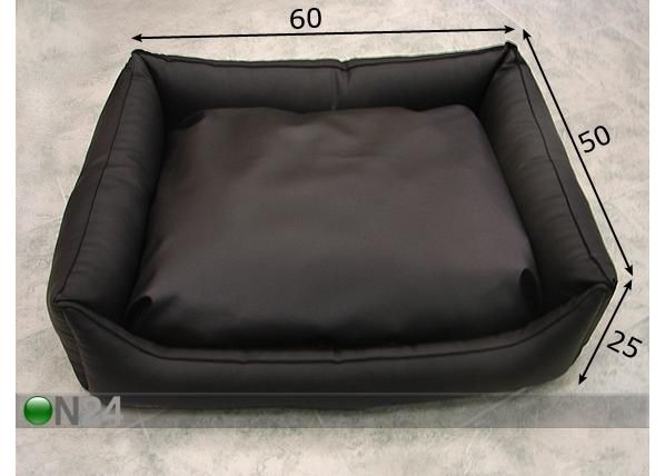 Лежанка из кожезаменителя 50x60 см размеры