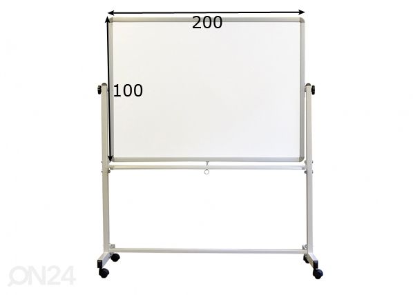 Лекционная доска двухсторонняя Memoboards Basic мобильная 200x100 cm размеры