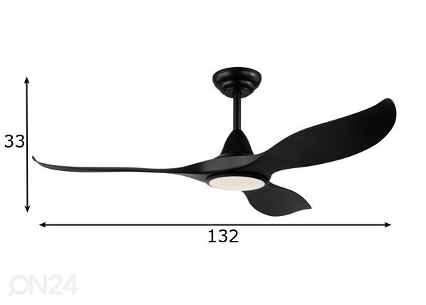 Люстра-вентилятор Cirali 52 размеры