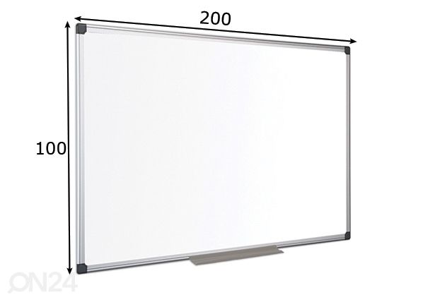 Магнитная доска Bi-office Maya 200x100 cm размеры