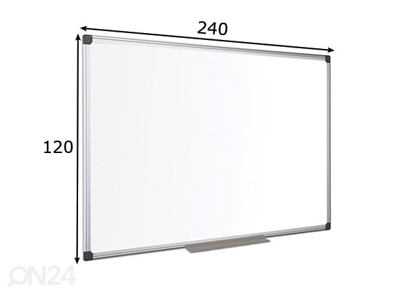 Магнитная доска Bi-office Maya 240x120 cm размеры