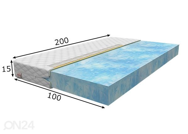 Матрас 100x200 cm размеры