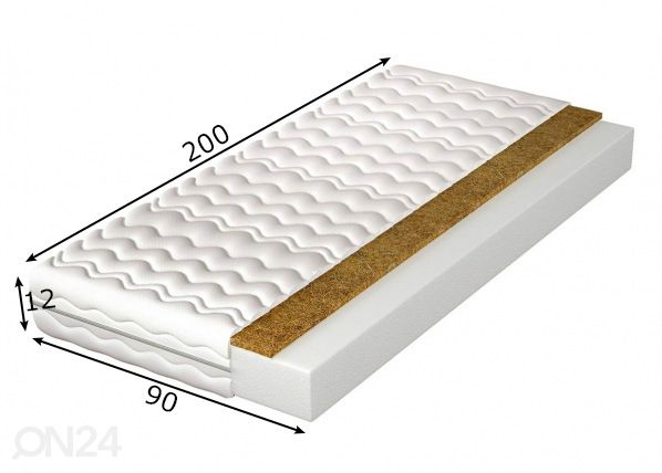 Матрас 90x200 см размеры