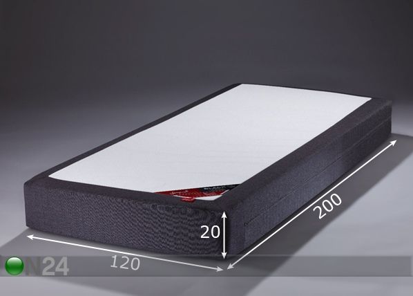 Матрас BLACK Zoned Multipocket TempSmart™ mööblikangas 120x200 cm размеры