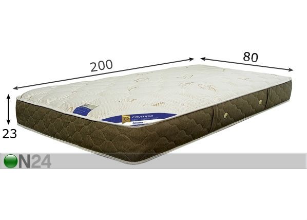 Матрас Olympia 80x200 cm размеры