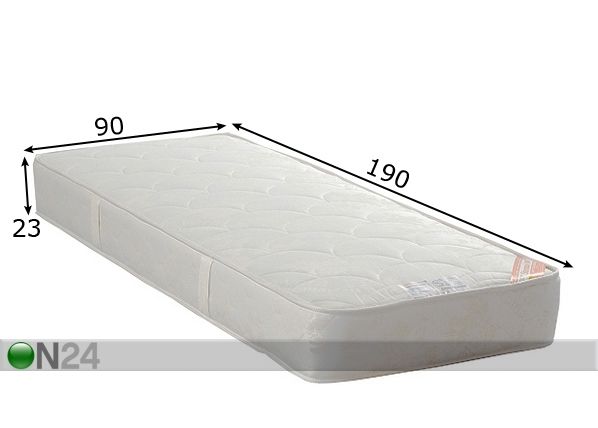 Матрас Soft Экологичный 90x190 cm размеры