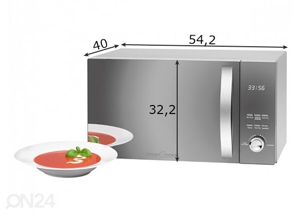 Микроволновая печь ProfiCook MWG1176H размеры