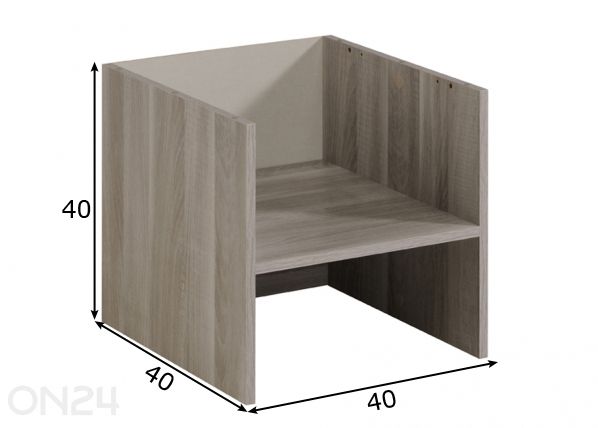 Модульная полка Easy Dress 40 cm размеры