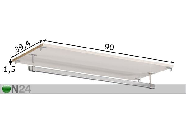 Модуль со штангой Easy Dress размеры