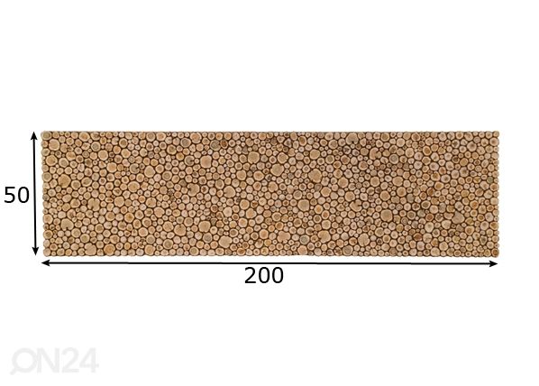 Можжевеловая панель 50x200 cm размеры