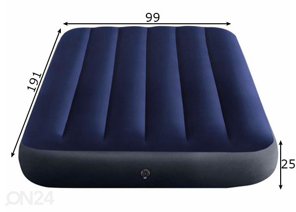Надувной матрас Intex Classic Downy Airbed размеры