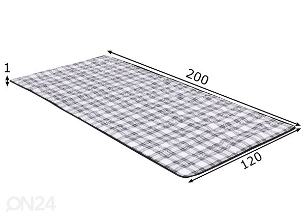 Наматрасник 120x200 cm размеры