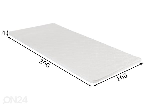 Наматрасник 160x200 cm размеры