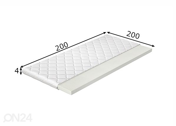 Наматрасник 200x200 cm размеры