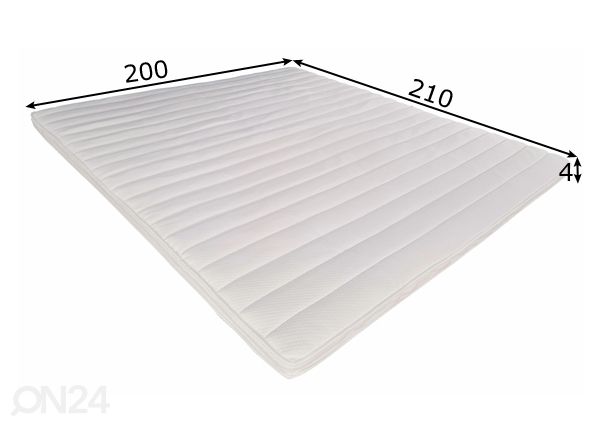 Наматрасник Fresh Contur memory foam 200x210 cm размеры