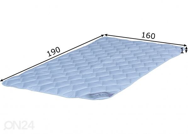 Наматрасник RestLine Basic 160x190 cm размеры