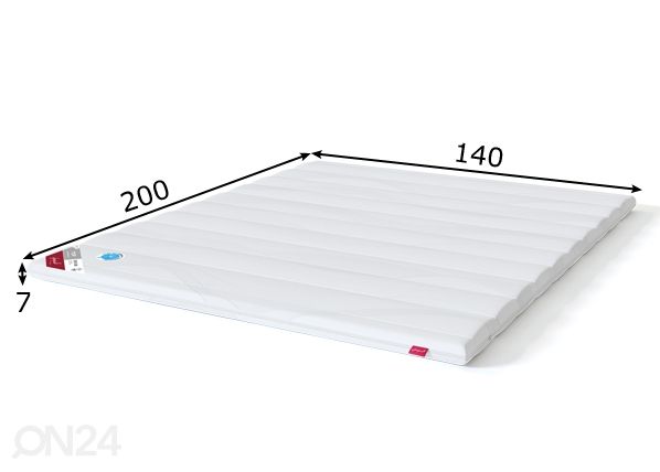 Наматрасник Top HR-Foam Plus Soft 140x200x7 cm размеры