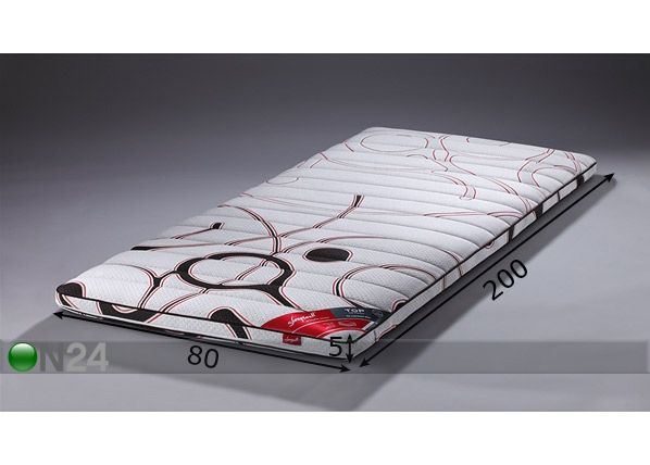 Наматрасник TOP HR foam Sensity™ 80x200 cm размеры