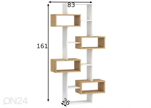 Напольная полка 83 cm размеры