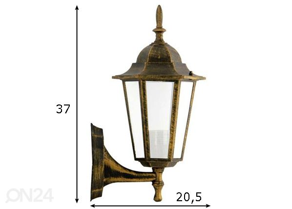 Наружный светильник Liguria размеры