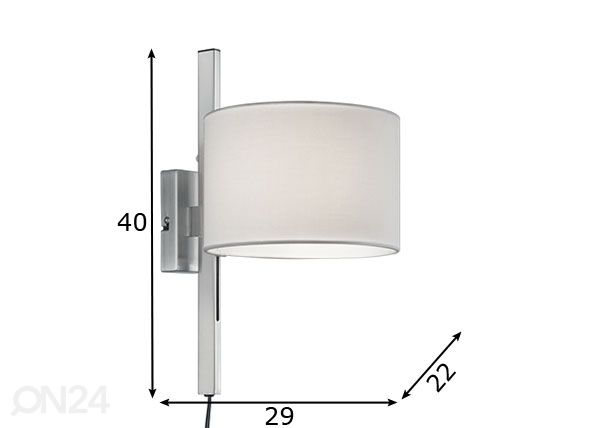Настенная лампа Arcor размеры