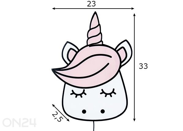 Настенная лампа Unicorn размеры