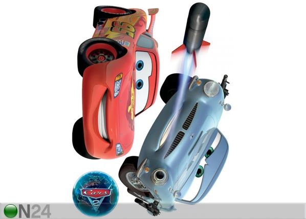 Настенная наклейка Disney Cars 2 McQueen and Finn McMissile 65x85 cm