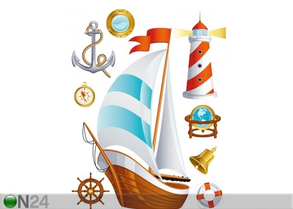 Настенная наклейка Ship 65x85 см