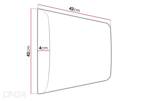 Настенная панель 42x42 cm размеры