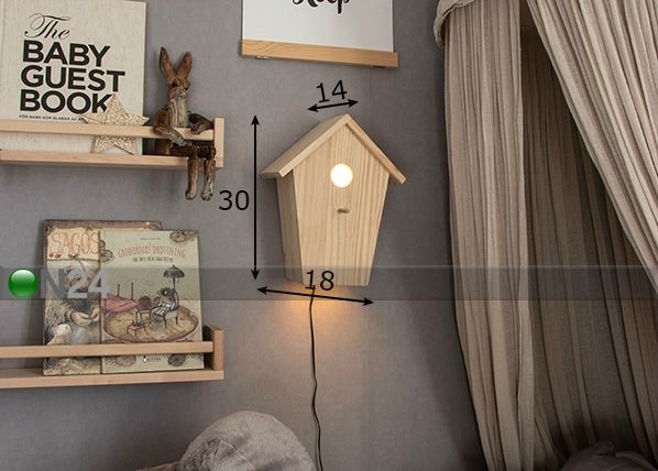 Настенный и настольный светильник Cuckoo размеры