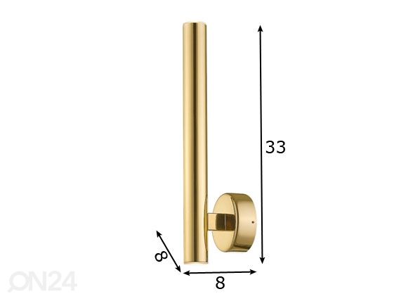 Настенный светильник Loya Gold-III LED размеры