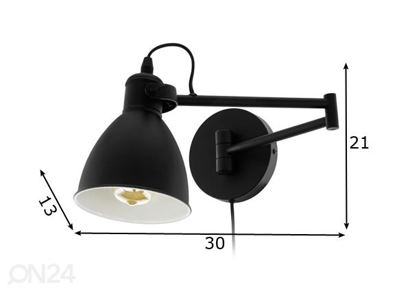 Настенный светильник San Peri размеры