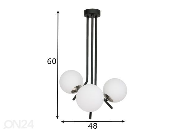 Настенный светильник Tim-2 3 размеры