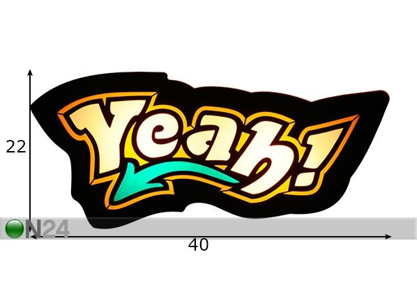 Настенный светильник Yeah размеры