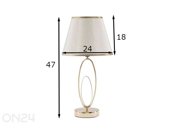 Настольная лампа размеры