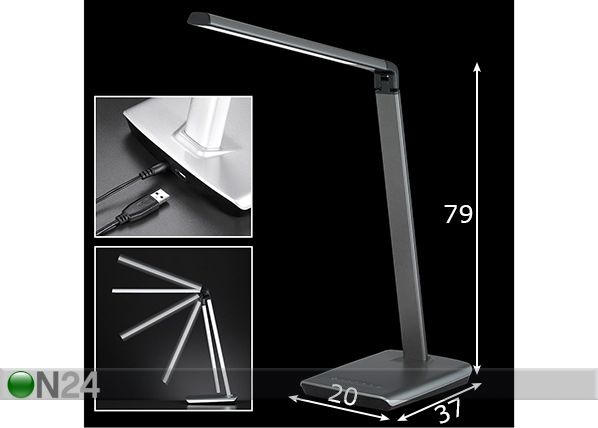 Настольная лампа Bragi LED размеры